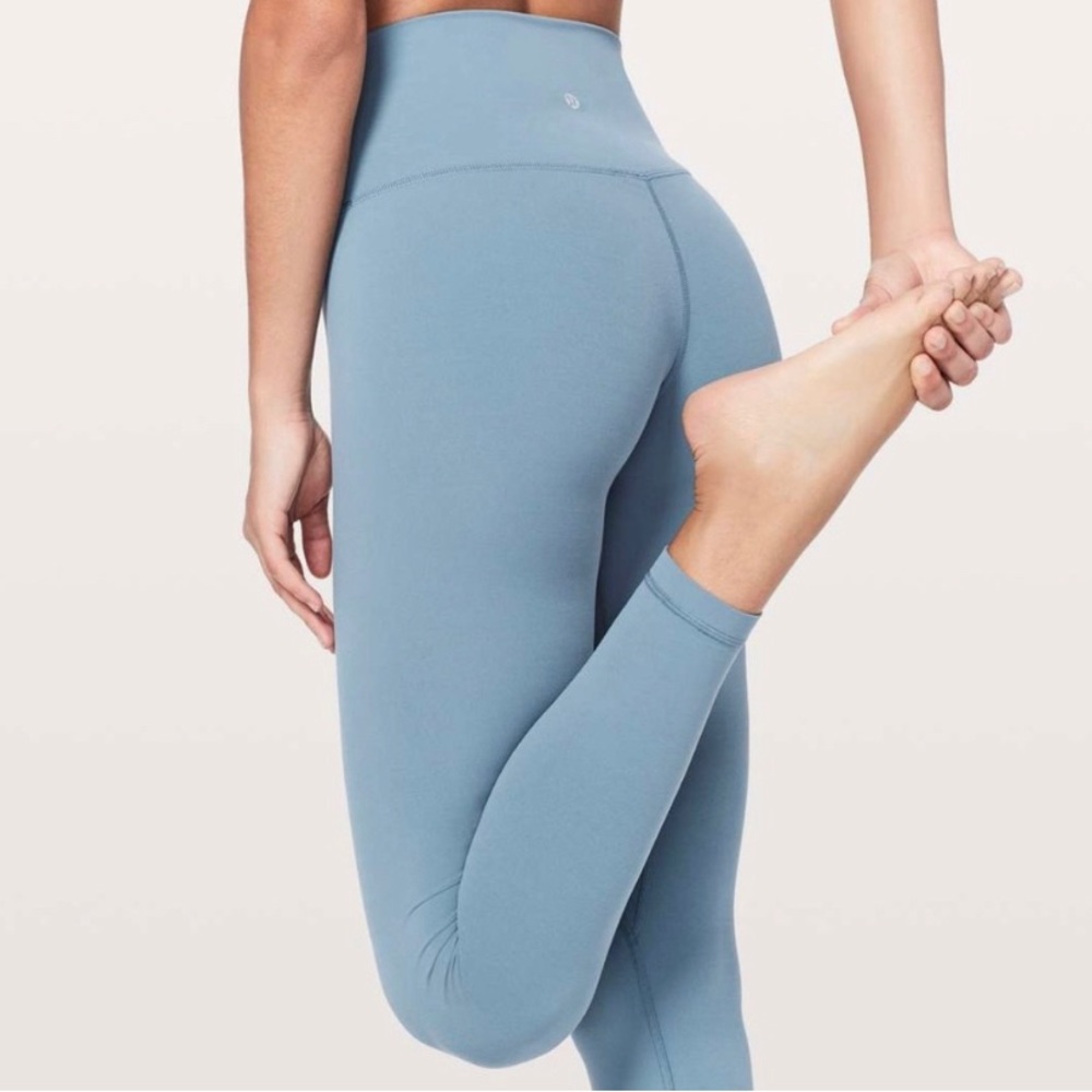 Lululemon High-Rise 25” blue/green grey